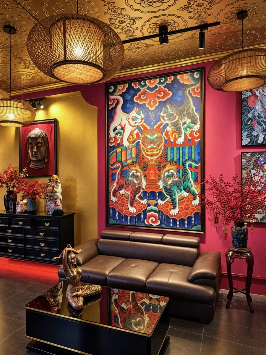 Lounge of GOAT Tattoo Studio at 56 Trang Thi Street, Hanoi
